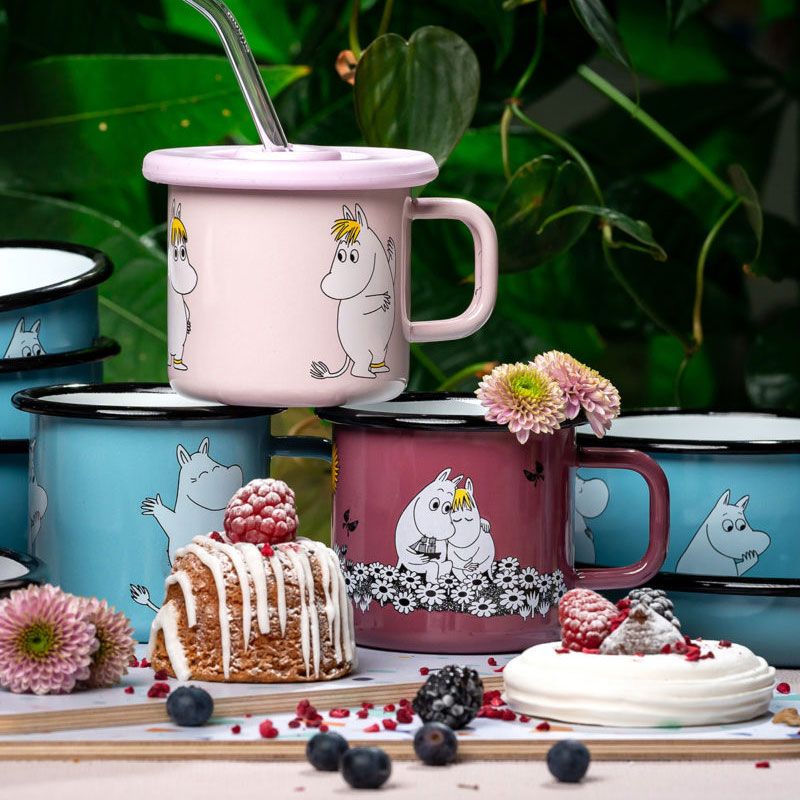 Moomin by Muurla - Emaljekopp 2.5 dl - Snorkfrøken retro