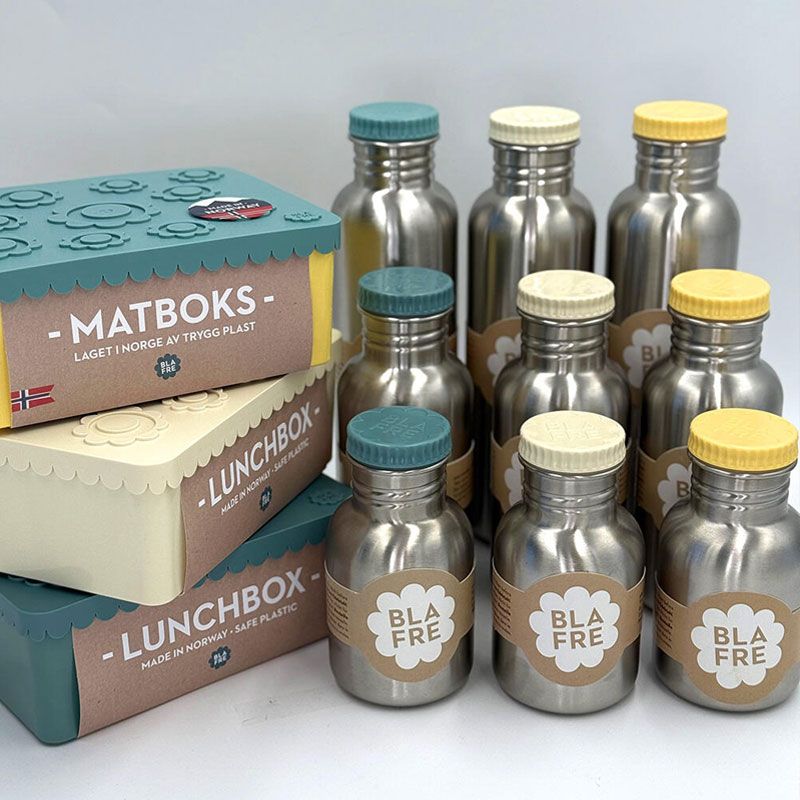 Blafre - Stålflaske 500 ml - Blågrønn