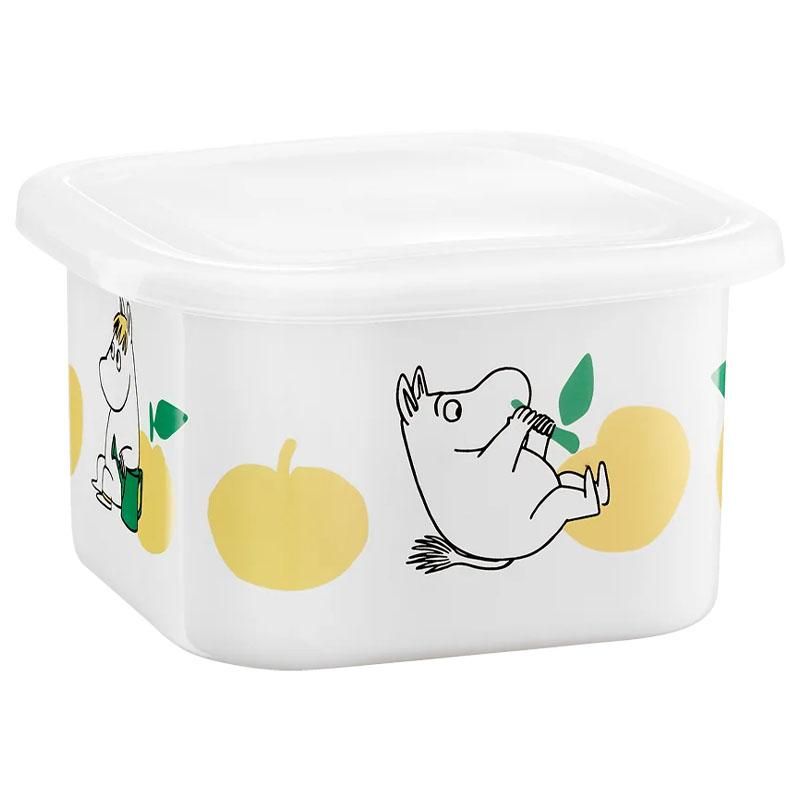 Moomin by Muurla - Emaljekrukke med lokk 1 L - Epler