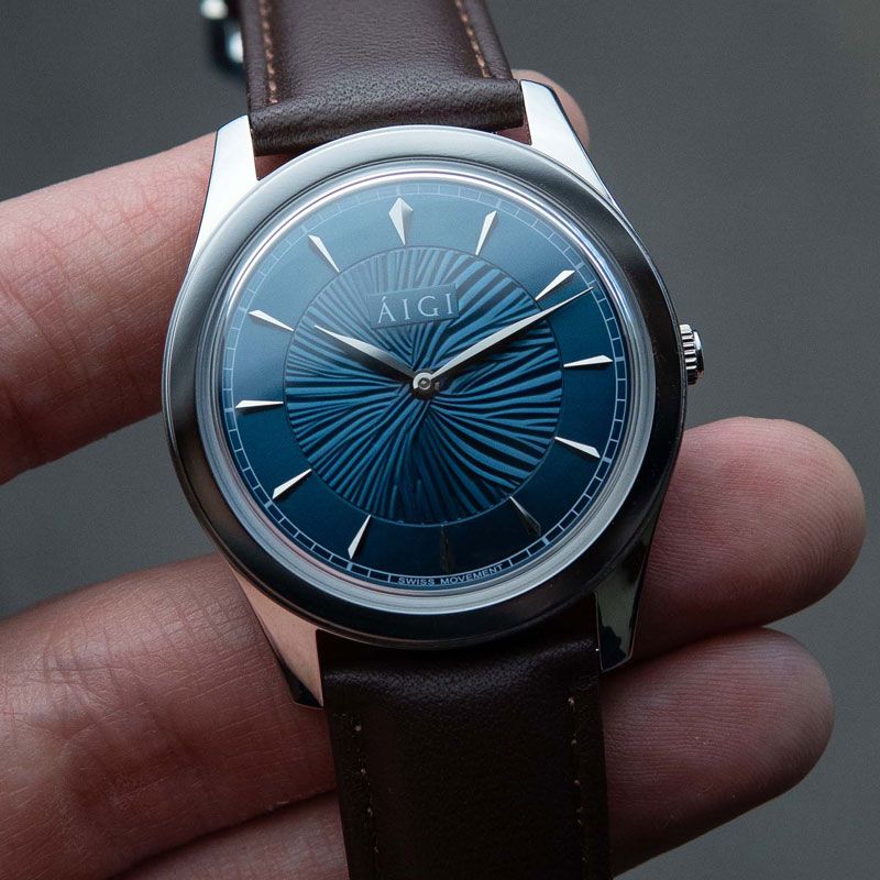 ÁIGI - Nordlys 38 mm - Brun skinn