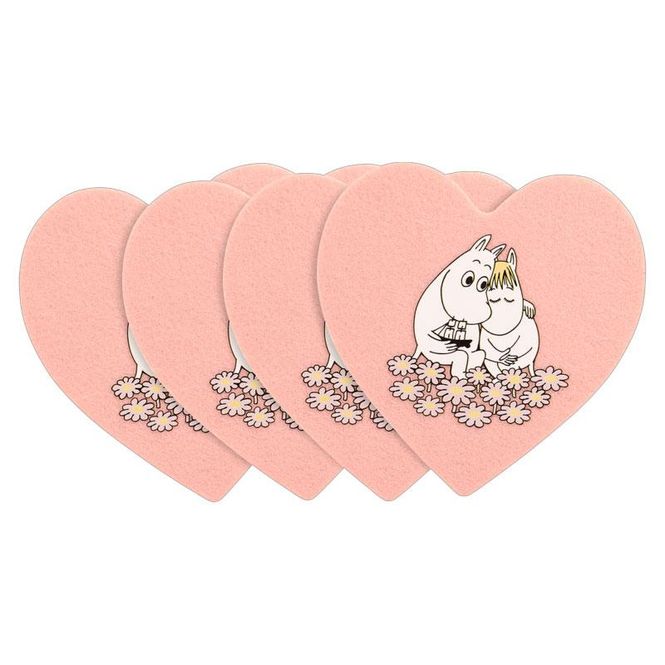 Hovedbilde Moomin by Muurla - Glassbrikker 4-pk - Sammen