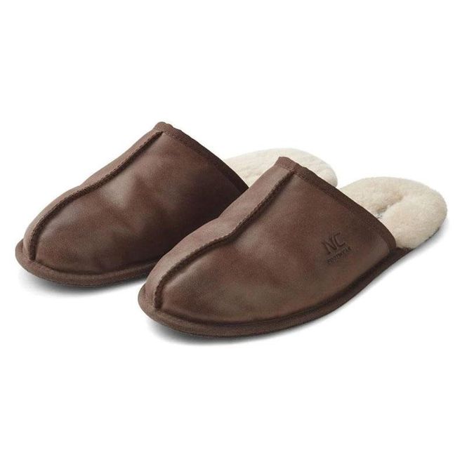 Hovedbilde NATURES Collection - Mens Slipper - Dark Brown ...