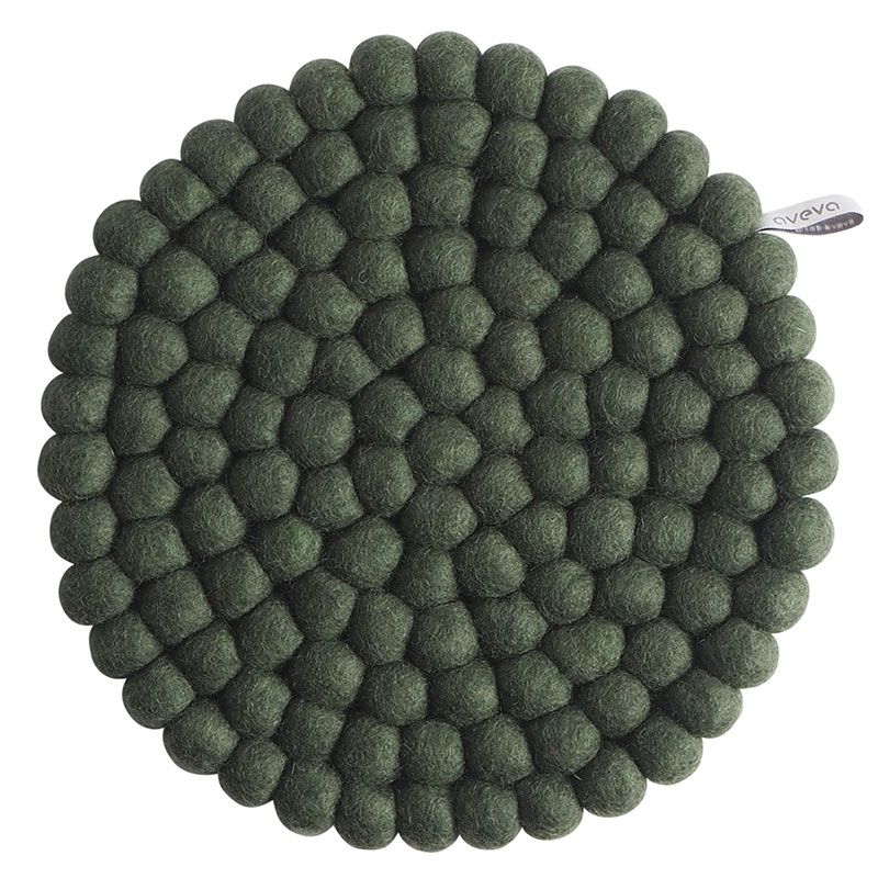 Aveva - Gryteunderlag rund stor - Moss Green