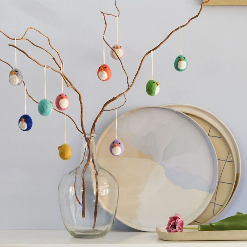 Aveva - Little Hangings 5-pk - Baby birds 2