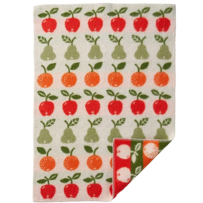 Klippan - Fruits ullpledd barn - Multi