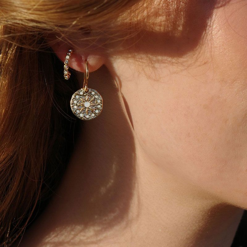 A&C - Solstice små øreringer 11 mm - G