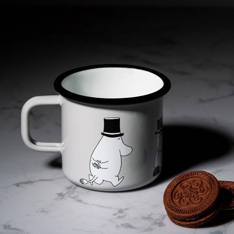 Moomin by Muurla - Emaljekopp 3.7 dl - Mummipappa retro