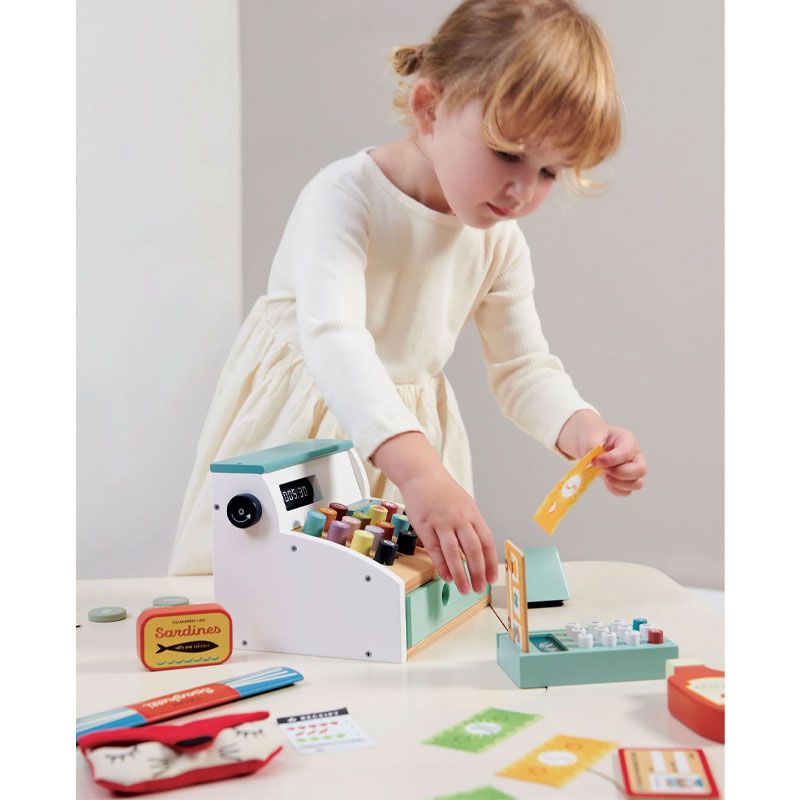 Tender Leaf - Kassaapparat med lekepenger