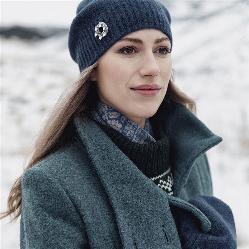 Rauma - Skarv tovet lue - Midnattsblå