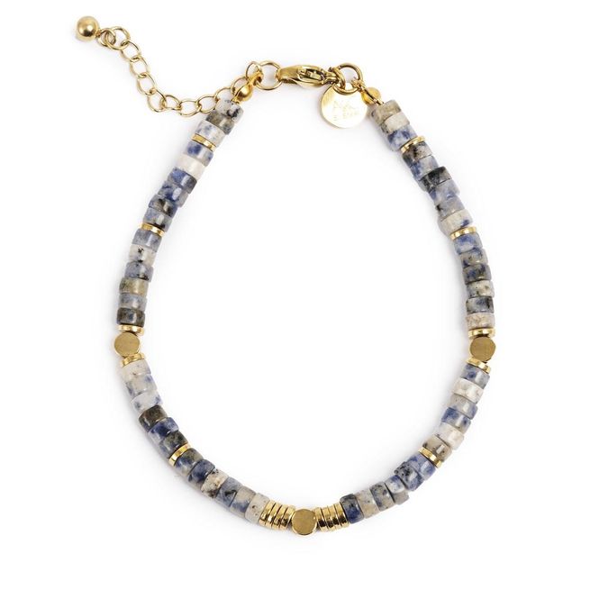 Hovedbilde A&C - Wild Nature armbånd med stener - Blå