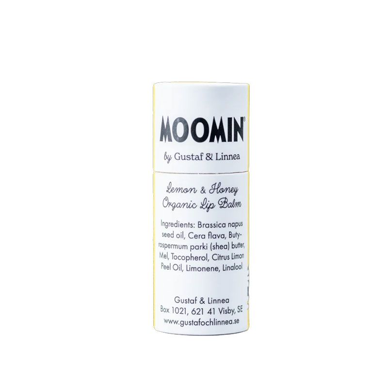 Moomin by Gustaf & Linnea - Organic Lip Balm - Lemon & Honey