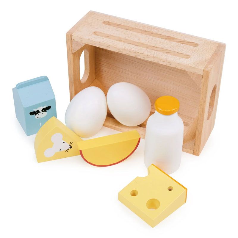 Mentari - Kasse med meieriprodukter
