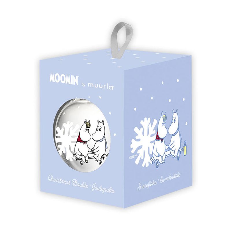 Moomin by Muurla - Julekule 7 cm - Snøfnugg
