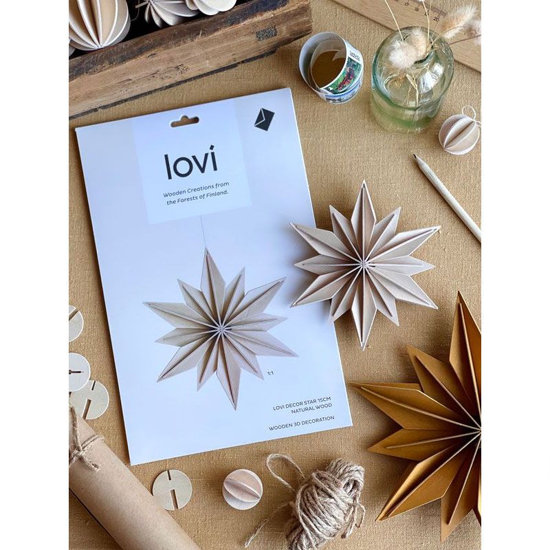 Lovi - Dekorstjerne 15 cm