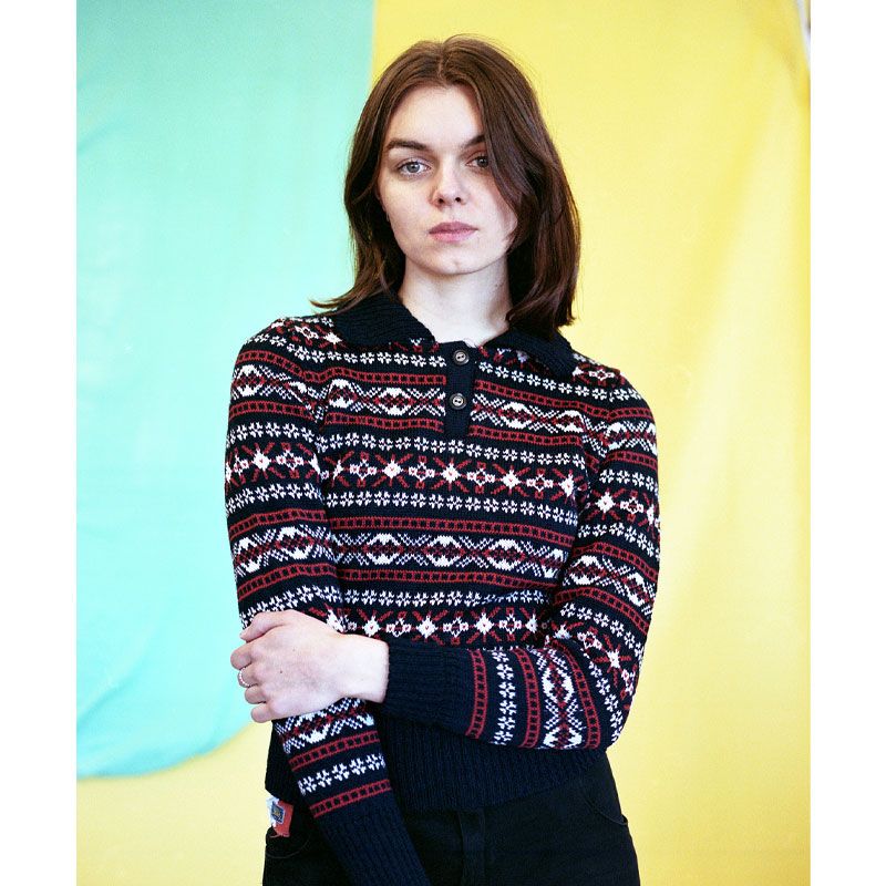 Norlender - Line genser - Navy