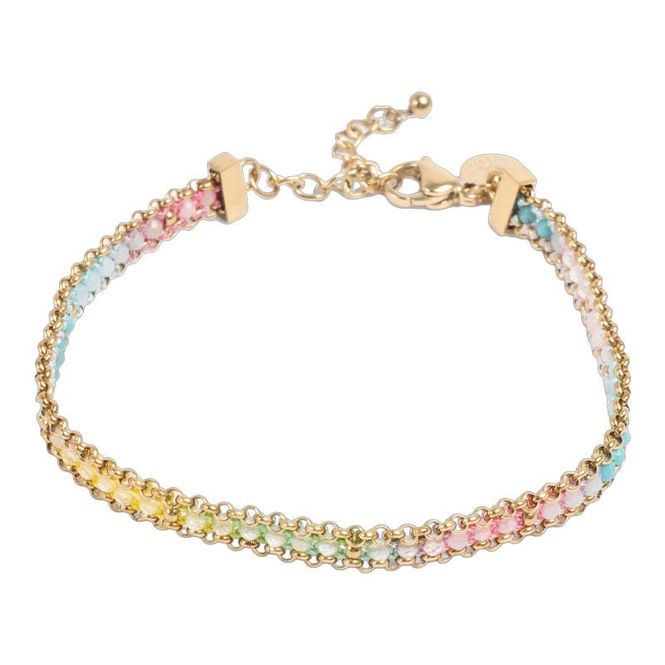 Hovedbilde A&C - Happy Life armbånd med halvedelstener