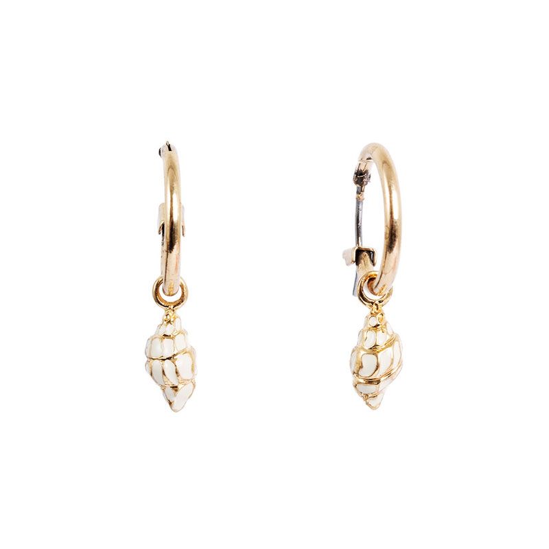 A&C - Aquatic hoops med charm - Konkylie