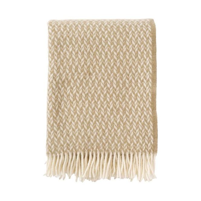 Hovedbilde Klippan - Lovik ullpledd - Beige