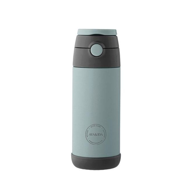 Hovedbilde AYA&IDA - Kids Straw Bottle 350 ml  - Mint Green