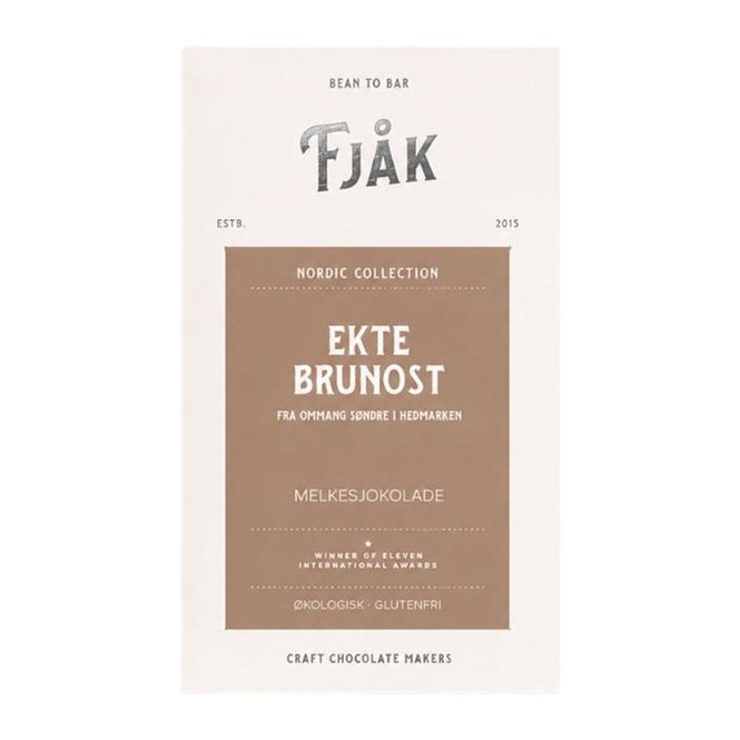 Hovedbilde Fjåk Sjokolade - Ekte brunost melkesjokolade