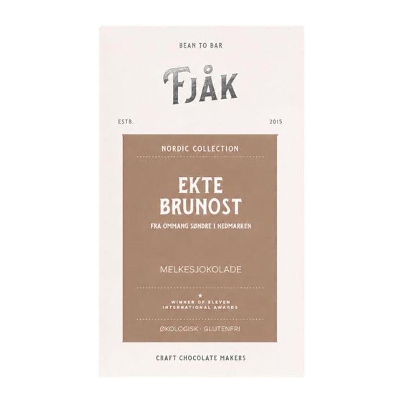 Fjåk Sjokolade - Ekte brunost melkesjokolade