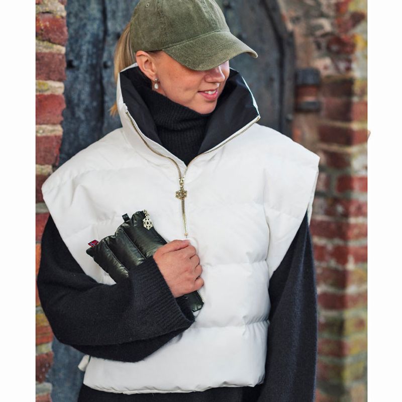 EyePoc - THOQ Vest kort dun - Naturhvit