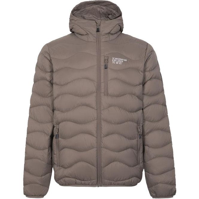 Hovedbilde Scand. Ex. - Dunjakke waves unisex - Beige khaki
