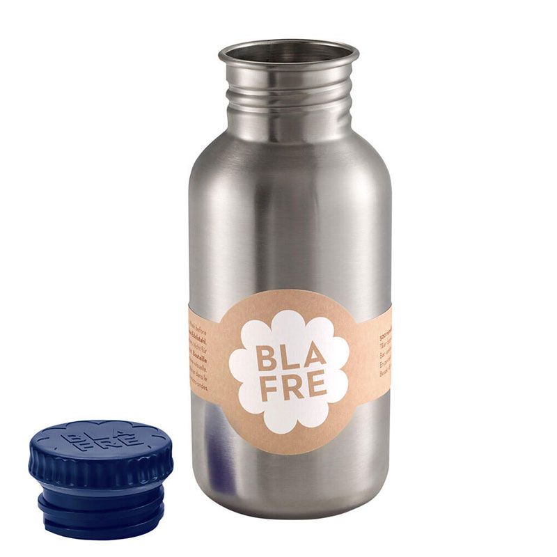 Blafre - Stålflaske 500 ml - Mørk blå