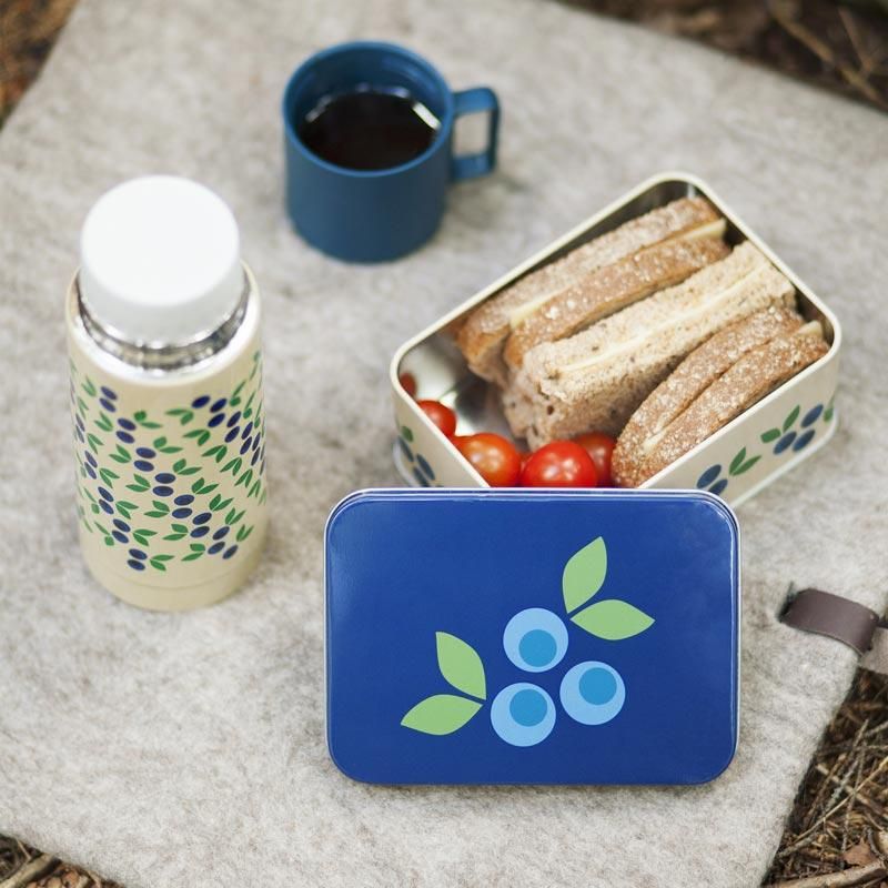 Blafre - Matboks i metall - Blåbær