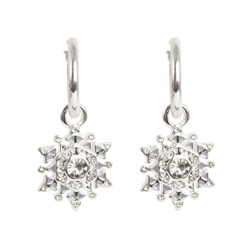 A&C - Øreringer med charm Snowflake - S