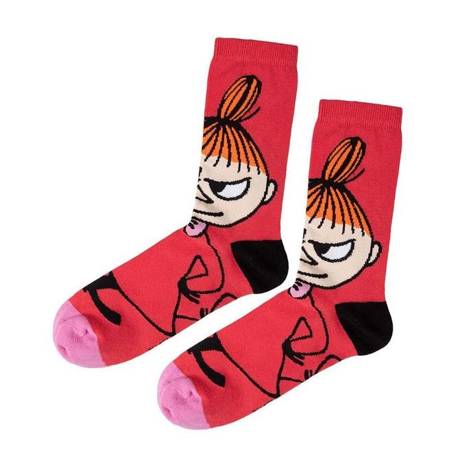 Hovedbilde Mummi - Sokker voksen - Lille My rød