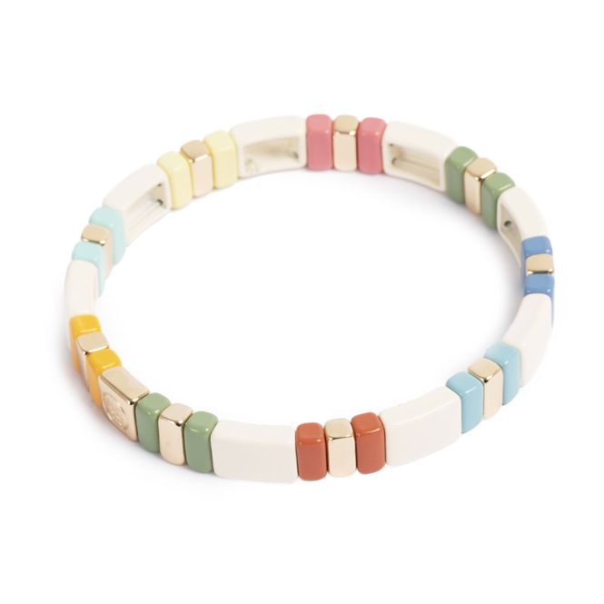 Hovedbilde A&C - Emaljert armbånd 19 cm - Washed Strips L