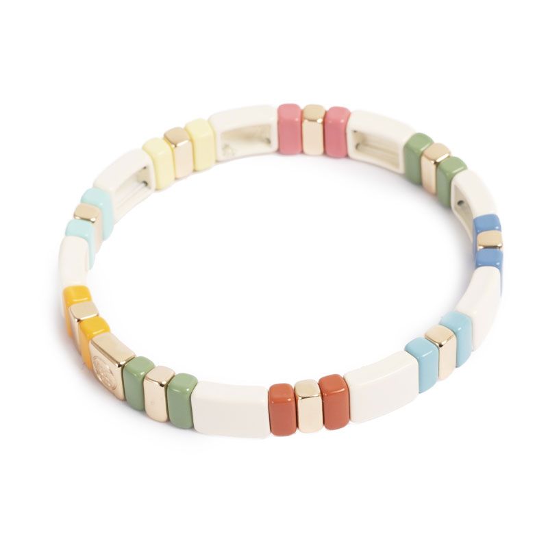 A&C - Emaljert armbånd 19 cm - Washed Strips L