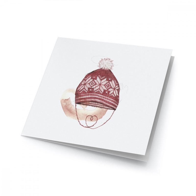 Emmeselle - Kunstkort 16.5 cm - Topplue