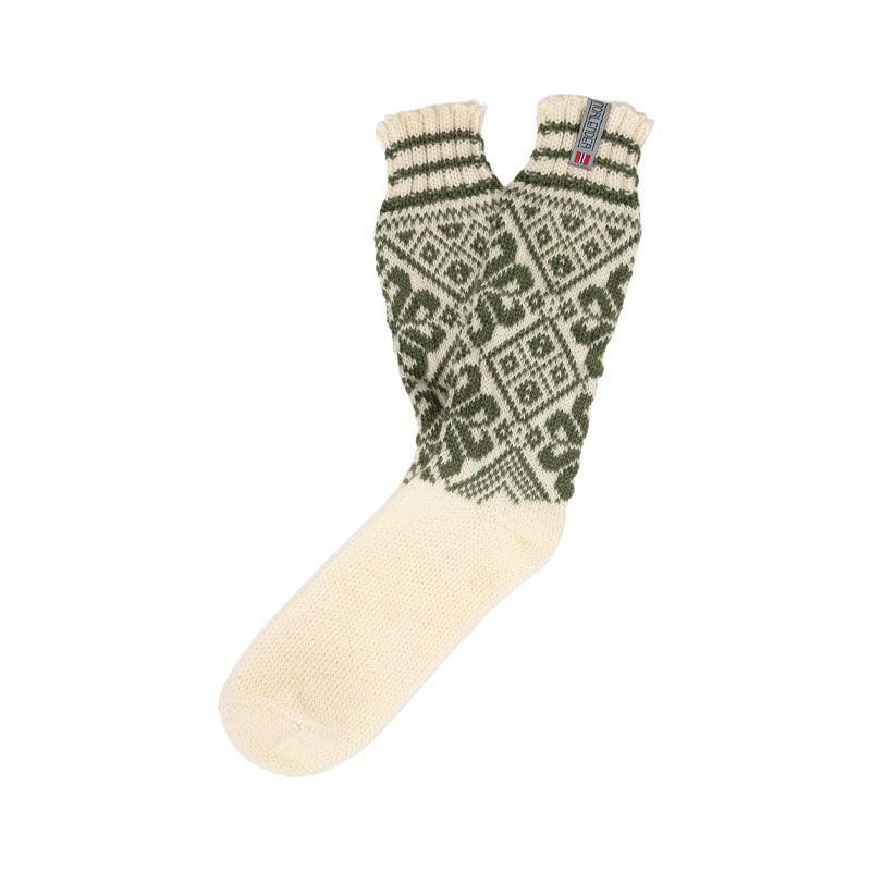 Norlender - Selbu sokker unisex - Grønn