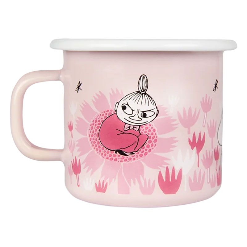 Moomin by Muurla - Emaljekopp 2.5 dl - I hagen rosa