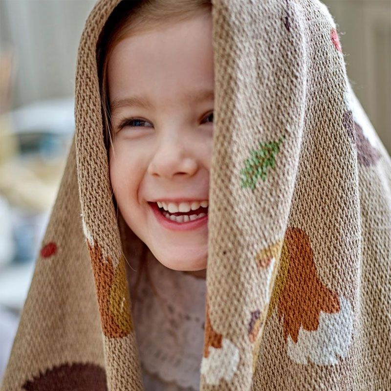 Bloomingville MINI - Fall barneteppe